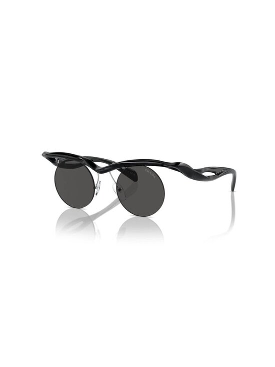 Prada Accessories - Prada Sunglasses PRA18S 1AB5S0 Polished Black Frame / Dark Grey Gradient Lens